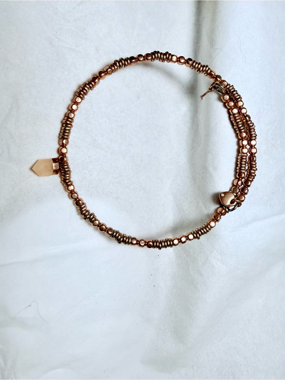 Keep Collective Rebel Coil Wrap Bracelet in rose gold
